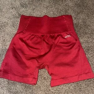 AYBL dark pink High-Rise Shorts